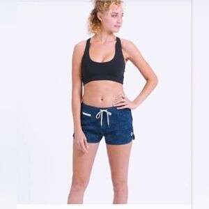 Vuori Tavi Shorts Indigo Multi Palm-Med #76